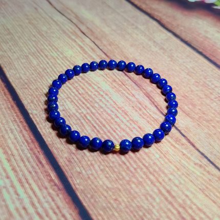 Lapis Lazuli & Copper Alloy Bracelet - Wisdom · Truth · Protection